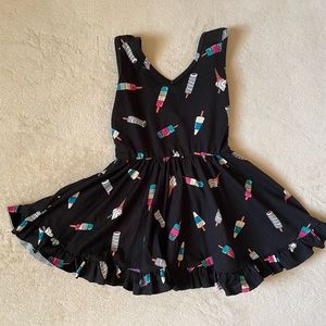 Sleeveless Ruffled Twirl Dress